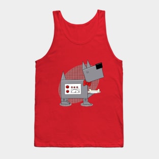 Robot Scottie Dog Tank Top